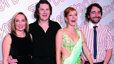 Finálový pár StarDance přišli povzbudit jejich životní partneři Renata a Honza.