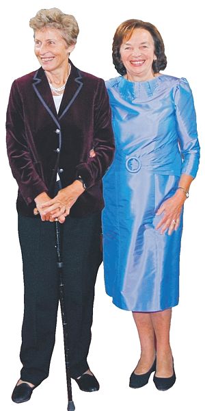 Současná první dáma Livia Klausová se s Therese Schwarzenbergovou sešla před dvěma lety v Lánech. 