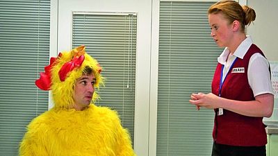 Vtipnou a sehranou dvojici vytvořila s Ondřejem Sokolem v seriálu Obchoďák. 
