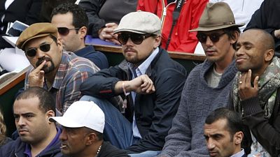 DiCaprio s přáteli na French Open