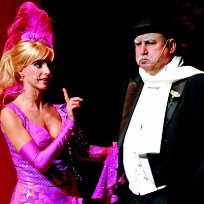 V muzikálu Hello Dolly! na bratislavské Nové scéně vystupoval v roce 2006 jako Vandergelder, Dolly si zahrála Kateřina Brožová. 