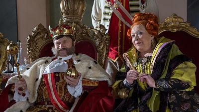 Jiřina Bohdalová a Jan Hrušínský v pohádce Duch nad zlato