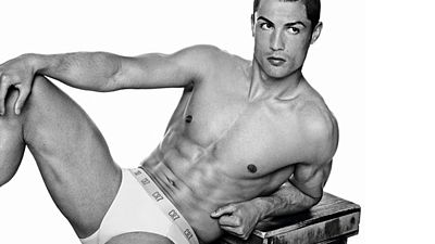 Christian Ronaldo při propagaci vlastní řady spodního prádla.